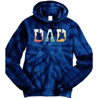 Acoustic Guitar Dad Guitarist Musical Instrument Musician Tie Dye Hoodie