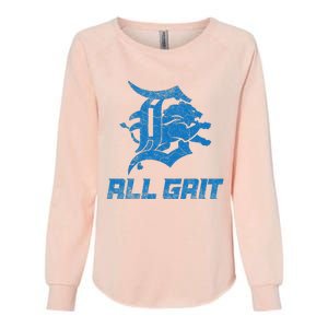 All Grit Detroit Womens California Wash Sweatshirt