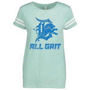 All Grit Detroit Enza Ladies Jersey Football T-Shirt