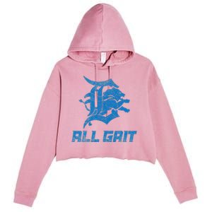 All Grit Detroit Crop Fleece Hoodie