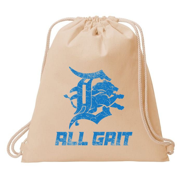 All Grit Detroit Drawstring Bag