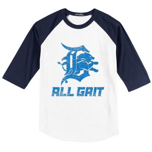 All Grit Detroit Baseball Sleeve Shirt