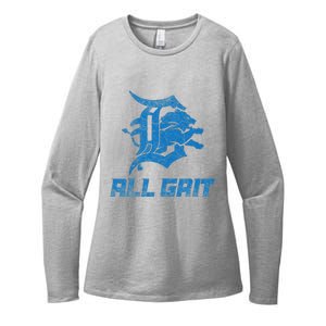 All Grit Detroit Womens CVC Long Sleeve Shirt