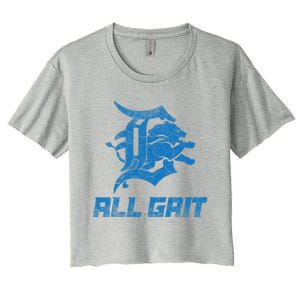 All Grit Detroit Women's Crop Top Tee