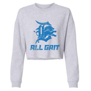 All Grit Detroit Cropped Pullover Crew