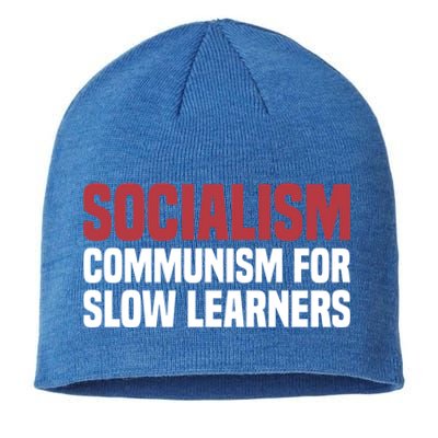 Antigreat Giftsocialism Definition Capitalist Capitalism Cool Gift Sustainable Beanie