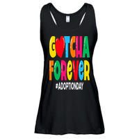 Adopt Gotcha Day Gotcha Forever Adoption Day Ladies Essential Flowy Tank