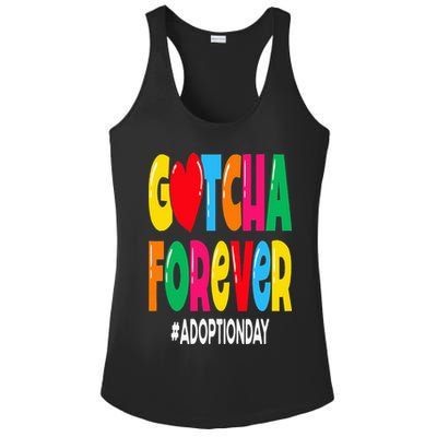 Adopt Gotcha Day Gotcha Forever Adoption Day Ladies PosiCharge Competitor Racerback Tank