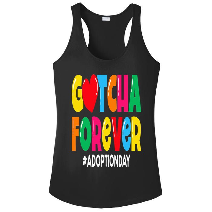 Adopt Gotcha Day Gotcha Forever Adoption Day Ladies PosiCharge Competitor Racerback Tank