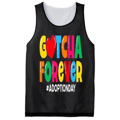 Adopt Gotcha Day Gotcha Forever Adoption Day Mesh Reversible Basketball Jersey Tank