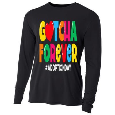Adopt Gotcha Day Gotcha Forever Adoption Day Cooling Performance Long Sleeve Crew