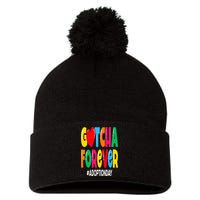 Adopt Gotcha Day Gotcha Forever Adoption Day Pom Pom 12in Knit Beanie