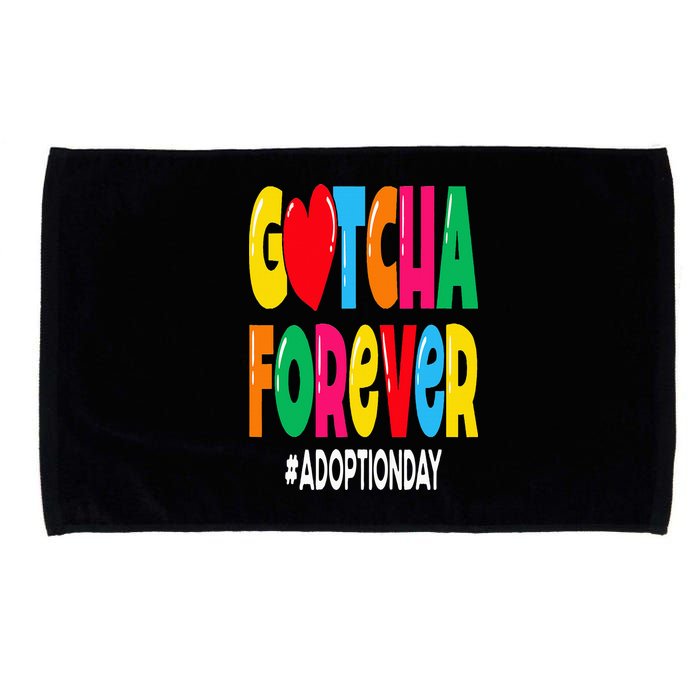 Adopt Gotcha Day Gotcha Forever Adoption Day Microfiber Hand Towel