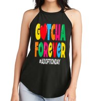 Adopt Gotcha Day Gotcha Forever Adoption Day Women's Perfect Tri Rocker Tank