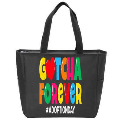 Adopt Gotcha Day Gotcha Forever Adoption Day Zip Tote Bag