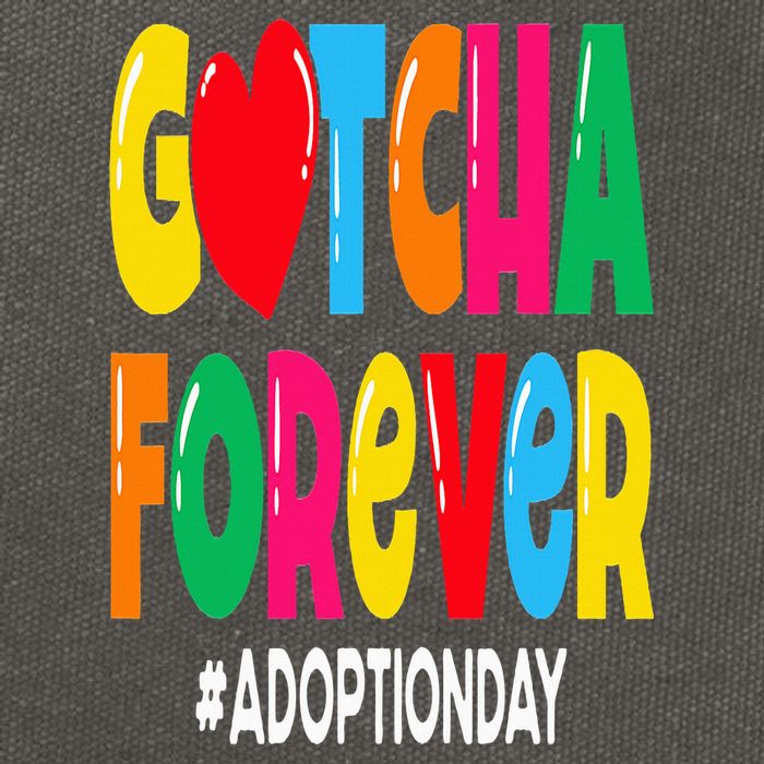 Adopt Gotcha Day Gotcha Forever Adoption Day Cotton Canvas Backpack