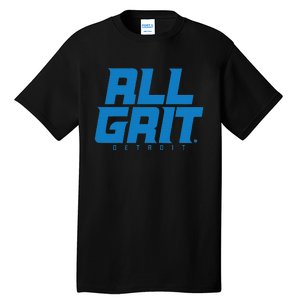 All Grit Detroit Football Tall T-Shirt