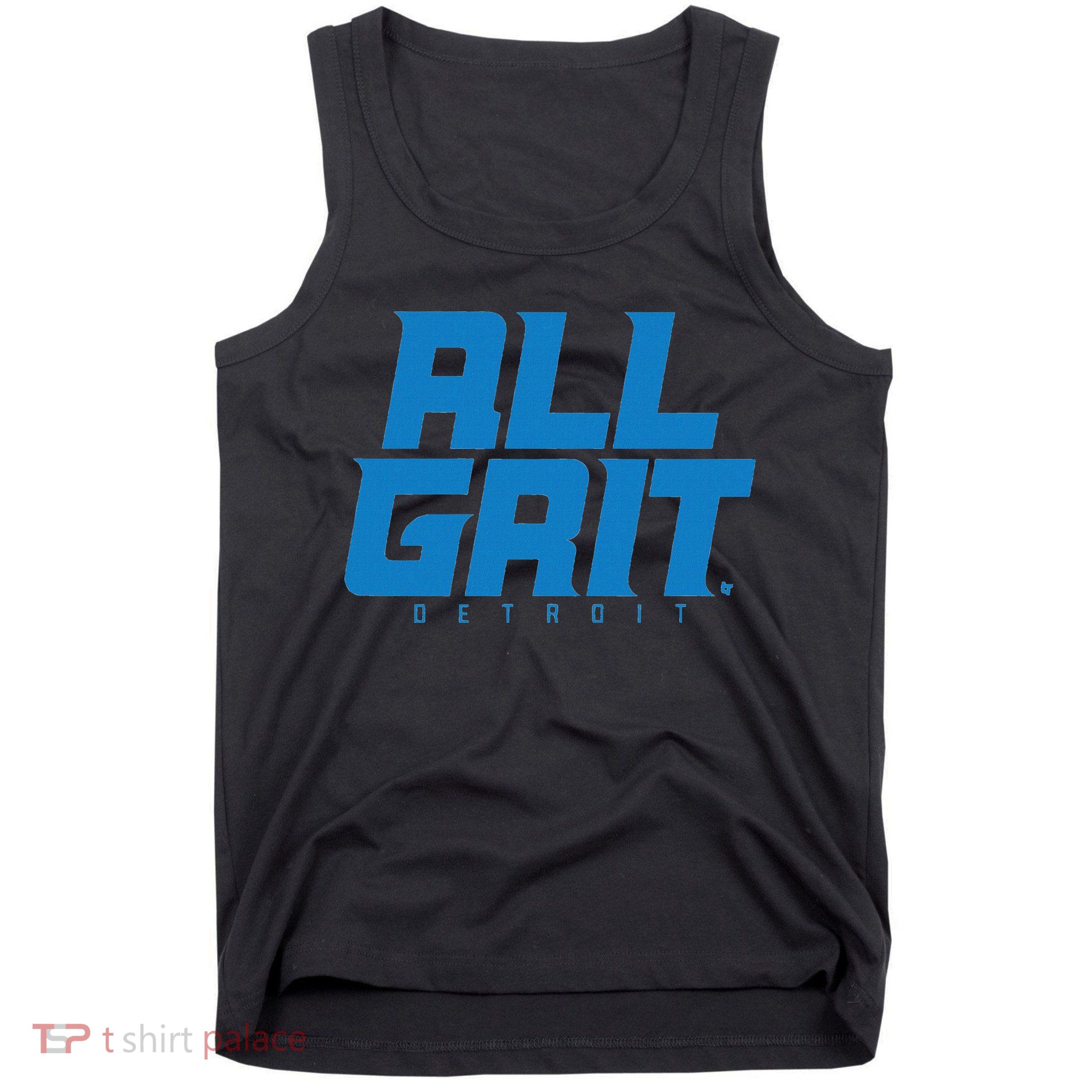All Grit Detroit Football Tank Top