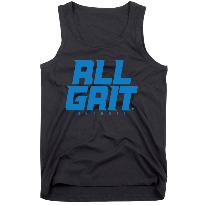 All Grit Detroit Football Tank Top