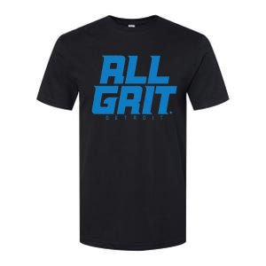 All Grit Detroit Football Softstyle CVC T-Shirt