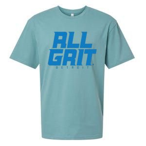 All Grit Detroit Football Sueded Cloud Jersey T-Shirt