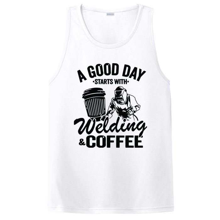 A Good Day Starts With Welding & Coffee Vintage Welder PosiCharge Competitor Tank