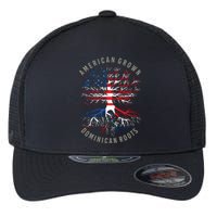 American Grown Dominican Roots Usa Republic Flag Heritage Flexfit Unipanel Trucker Cap