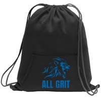 All Grit Detroit Sweatshirt Cinch Pack Bag