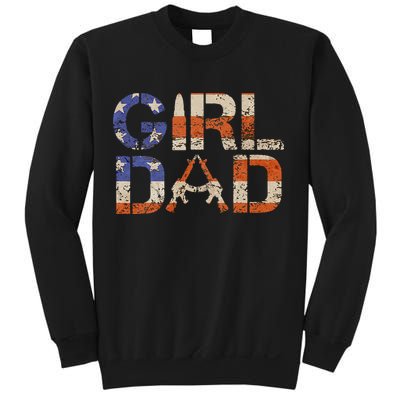 American Girl Dad Her Protector Forever Funny Father Of Gift For Dad Sweatshirt