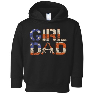 American Girl Dad Her Protector Forever Funny Father Of Gift For Dad Toddler Hoodie