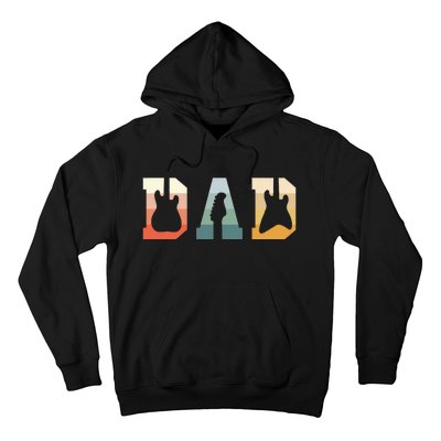 Acoustic Guitar Dad Guitarist Musical Instrument Musician Hoodie