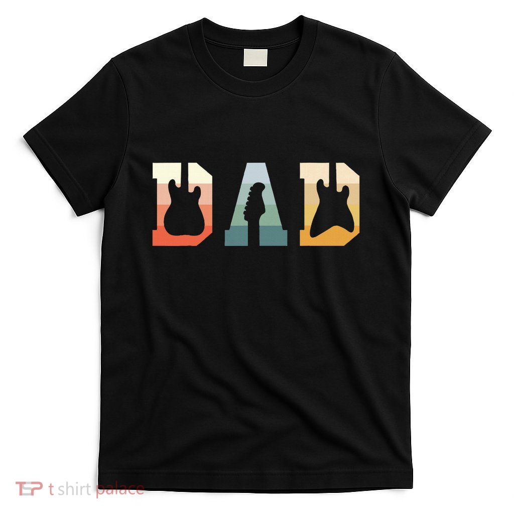 Acoustic Guitar Dad Guitarist Musical Instrument Musician T-Shirt