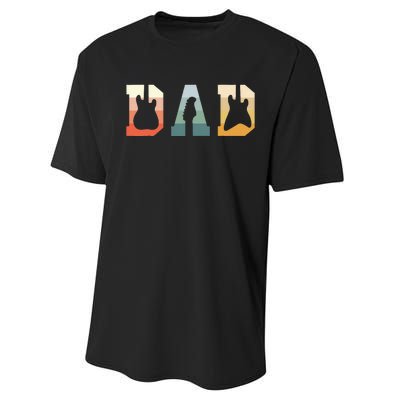 Acoustic Guitar Dad Guitarist Musical Instrument Musician Performance Sprint T-Shirt