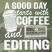 A Good Day Starts With Coffee And Editing Editor Filmmaker Funny Gift Legacy Tie Dye Trucker Hat