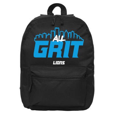 All Grit Detroit 16 in Basic Backpack