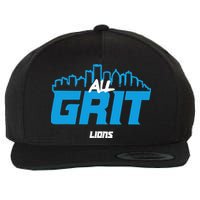 All Grit Detroit Wool Snapback Cap