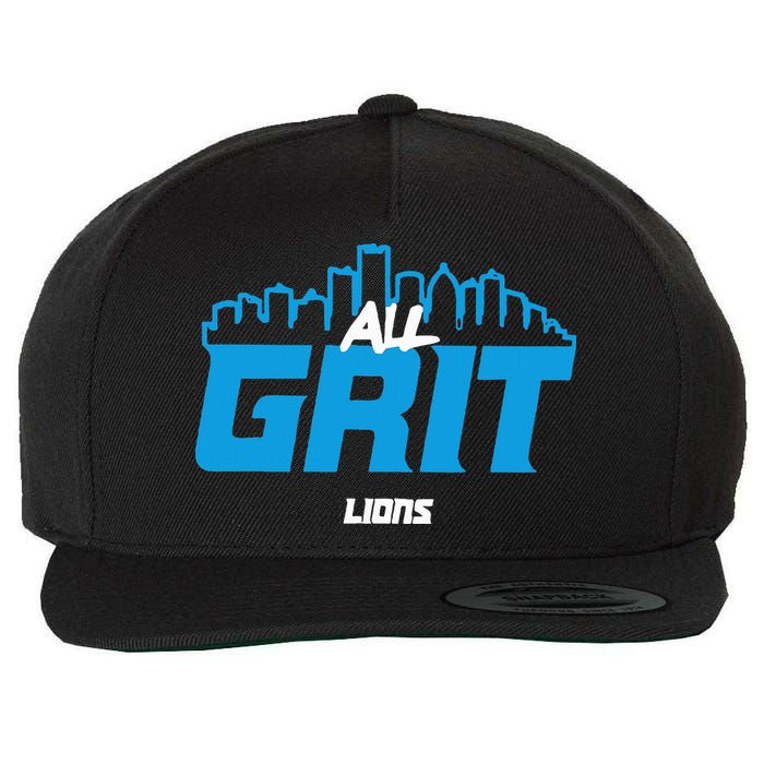 All Grit Detroit Wool Snapback Cap
