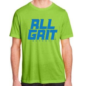 All Grit Detroit Football Adult ChromaSoft Performance T-Shirt