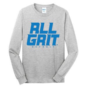 All Grit Detroit Football Tall Long Sleeve T-Shirt