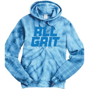 All Grit Detroit Football Tie Dye Hoodie