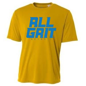 All Grit Detroit Football Cooling Performance Crew T-Shirt