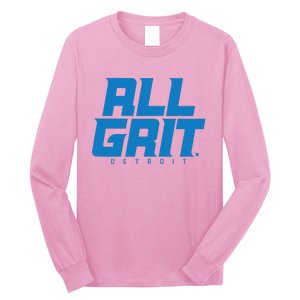 All Grit Detroit Football Long Sleeve Shirt