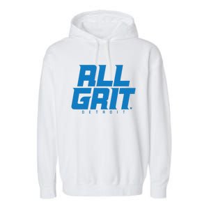 All Grit Detroit Football Garment-Dyed Fleece Hoodie