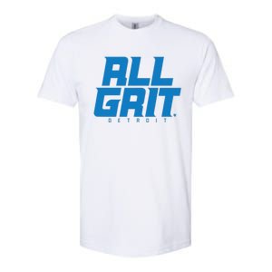 All Grit Detroit Football Softstyle CVC T-Shirt