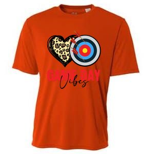 Archery Game Day Vibes Arrow Mom Sports Lover Mothers Day Gift Cooling Performance Crew T-Shirt