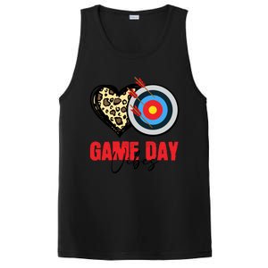 Archery Game Day Vibes Arrow Mom Sports Lover Mothers Day Gift PosiCharge Competitor Tank