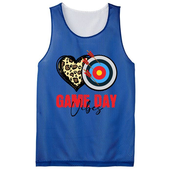 Archery Game Day Vibes Arrow Mom Sports Lover Mothers Day Gift Mesh Reversible Basketball Jersey Tank