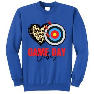 Archery Game Day Vibes Arrow Mom Sports Lover Mothers Day Gift Tall Sweatshirt