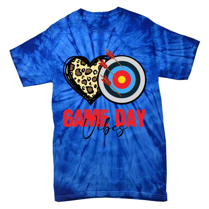 Archery Game Day Vibes Arrow Mom Sports Lover Mothers Day Gift Tie-Dye T-Shirt