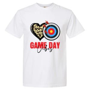 Archery Game Day Vibes Arrow Mom Sports Lover Mothers Day Gift Garment-Dyed Heavyweight T-Shirt